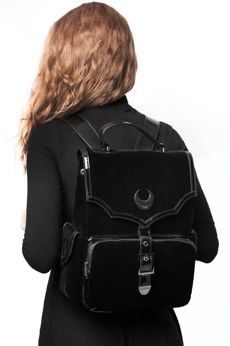Killstar Nyah Backpack Negros | 89632-PDUY