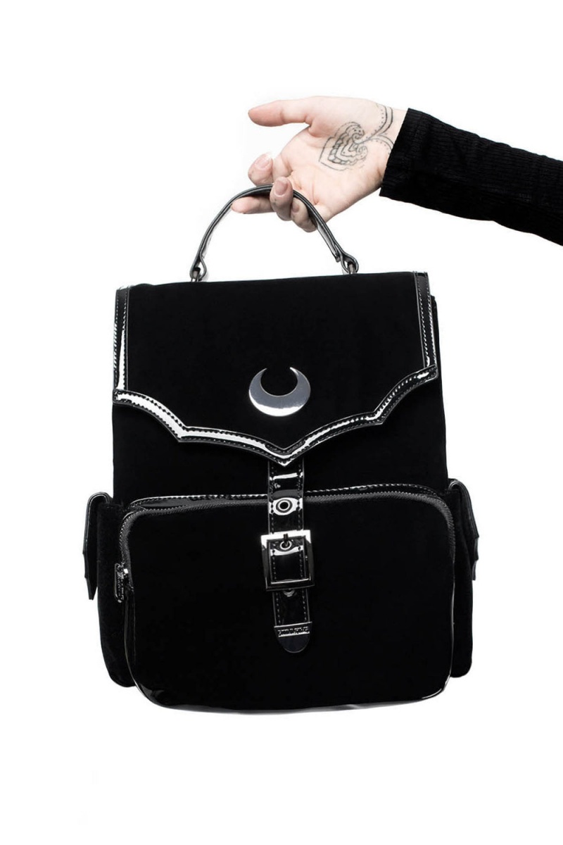 Killstar Nyah Backpack Negros | 89632-PDUY