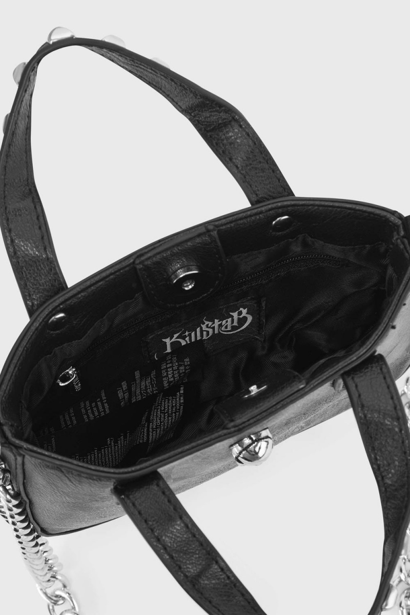 Killstar Off Kilter Handbag Negros | 27063-ZGXD