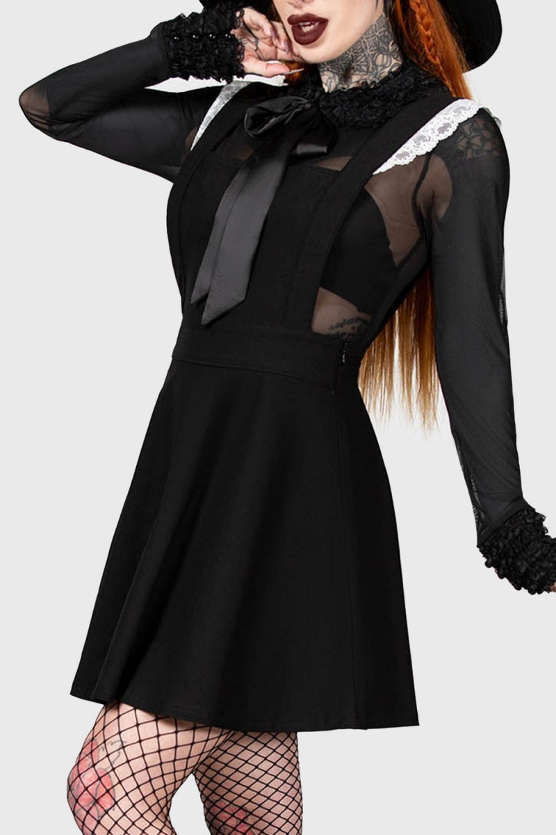 Killstar Oriel Pinafore Negros | 71403-LDHY