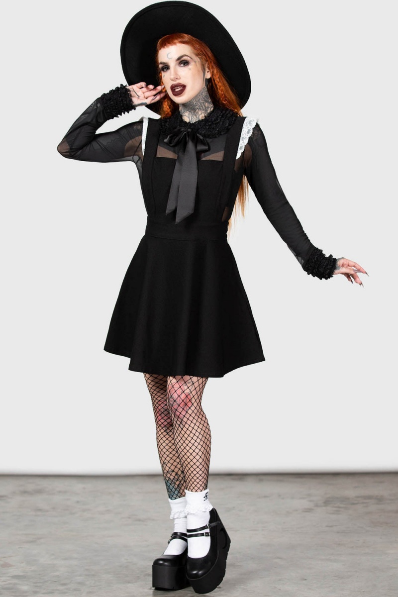 Killstar Oriel Pinafore Negros | 71403-LDHY
