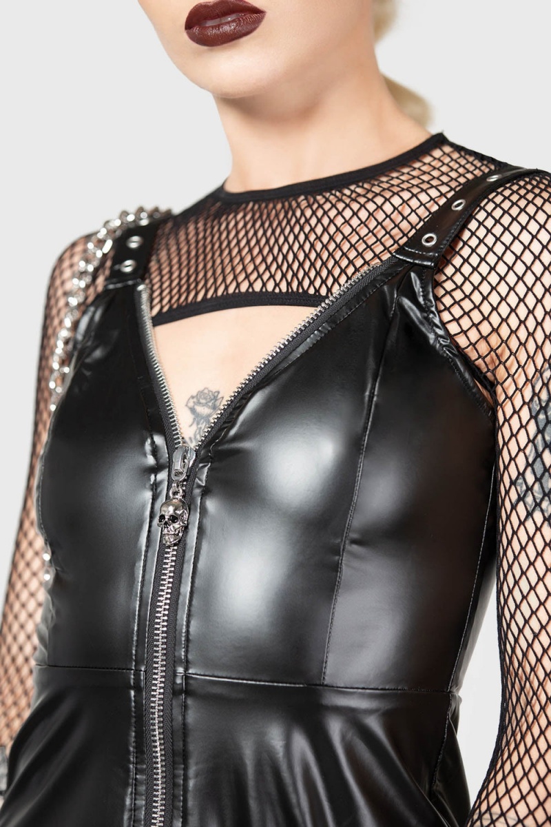 Killstar Other Worlds Vestido Negros | 49851-ARGD