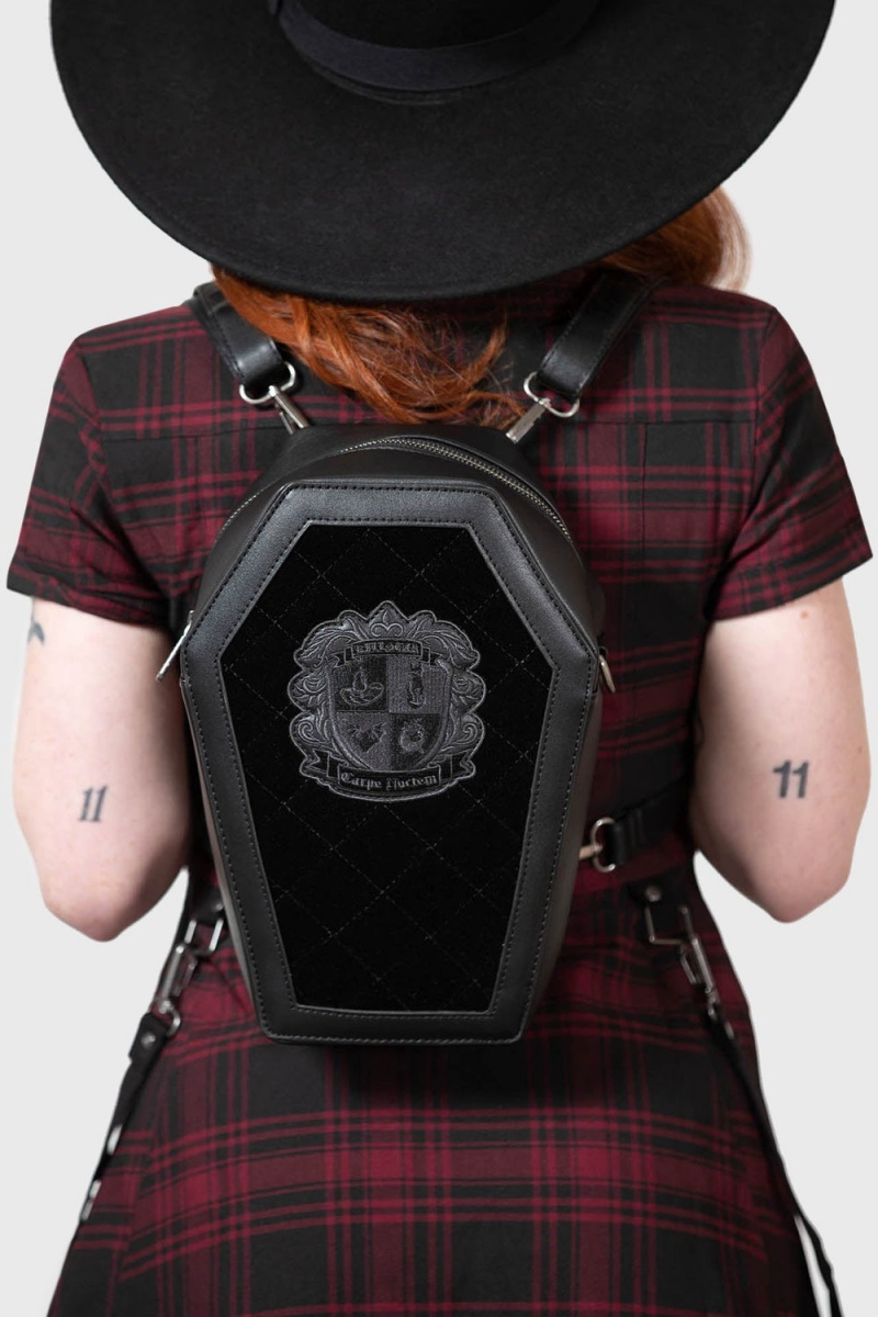 Killstar Otherworld Backpack Negros | 84372-BXNV