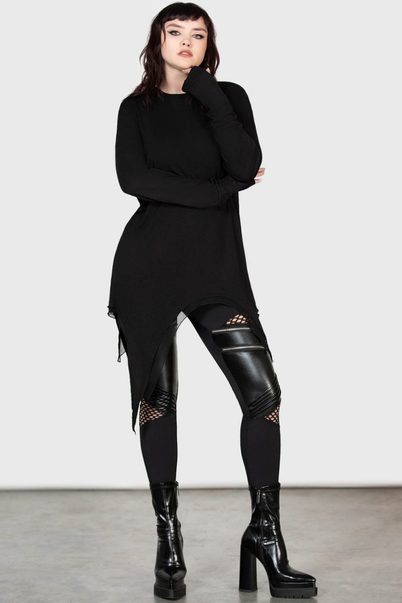 Killstar Parasite Top Negros | 36741-YXDQ