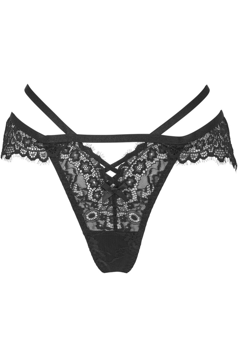 Killstar Phantom Encaje Panty Negros | 54617-TVNS