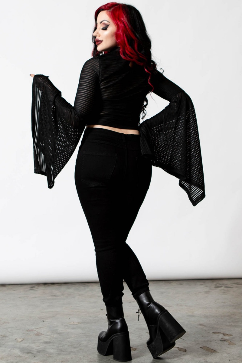 Killstar Phases A Rayas Top Negros | 36184-TDMP