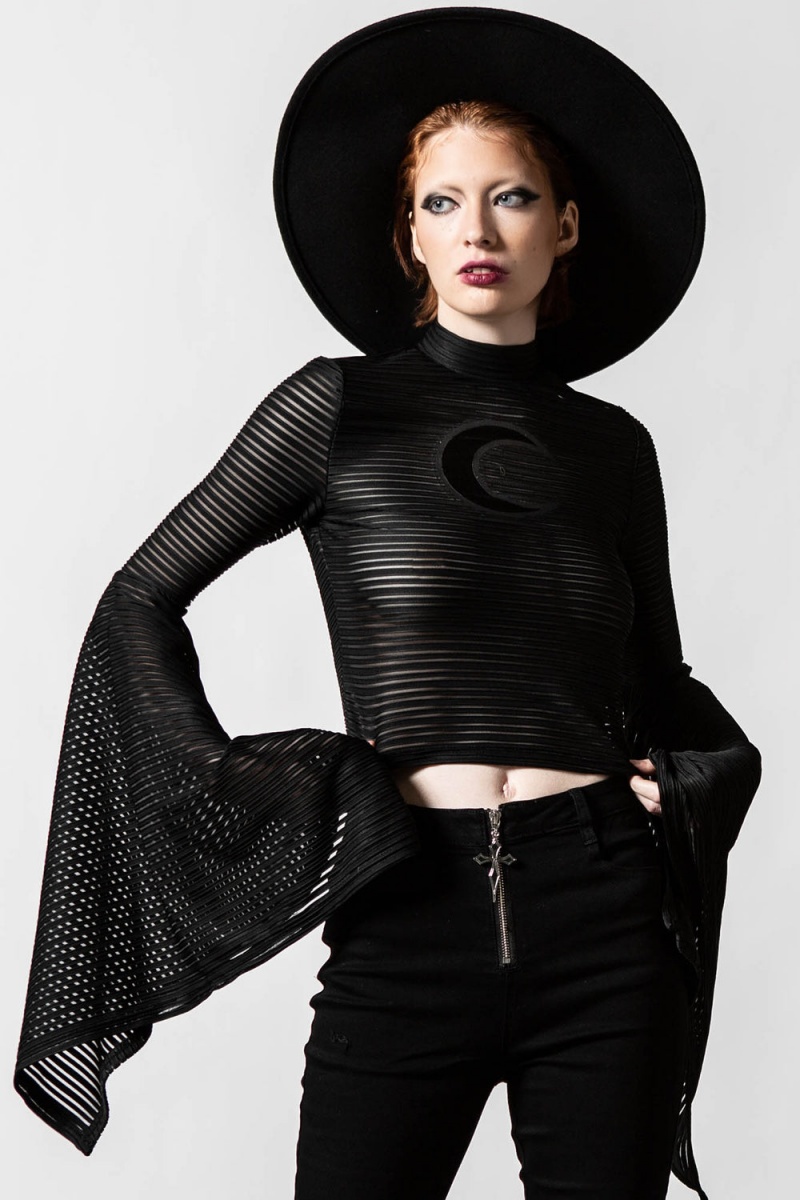 Killstar Phases A Rayas Top Negros | 36184-TDMP