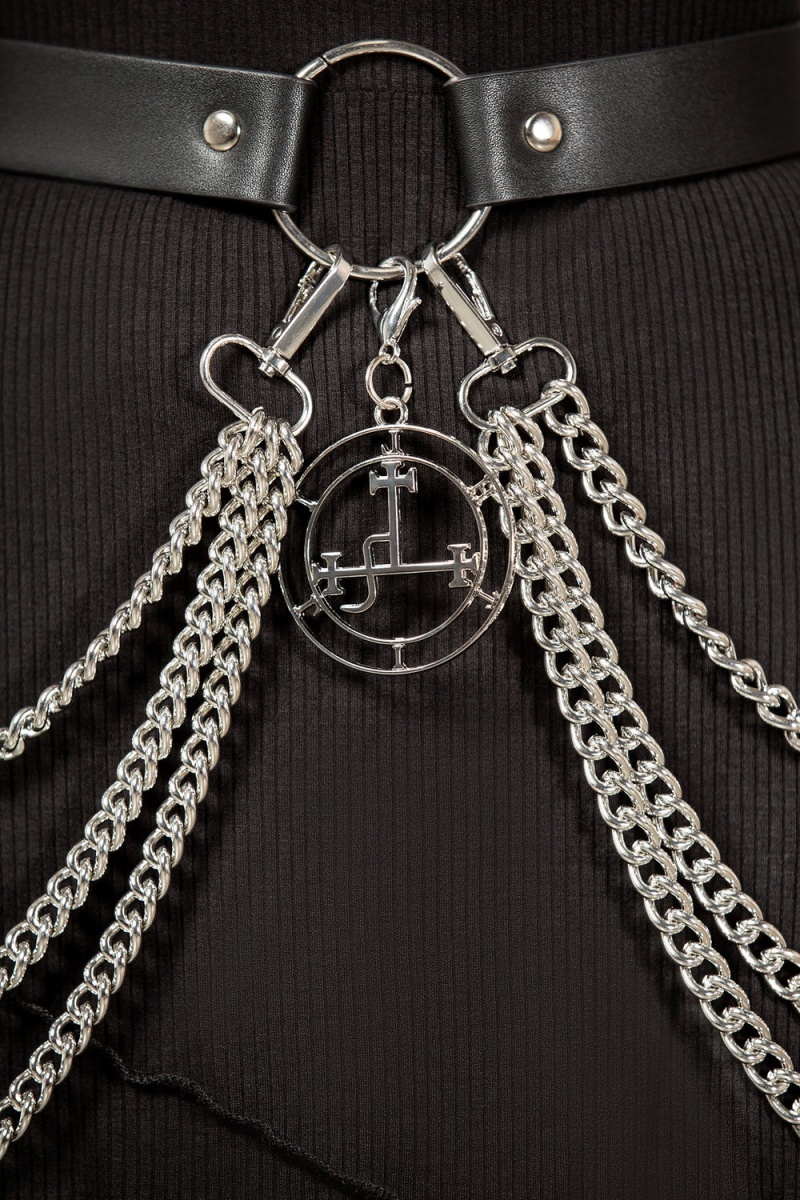 Killstar Poised Opulence Belt Negros | 31690-DJWN