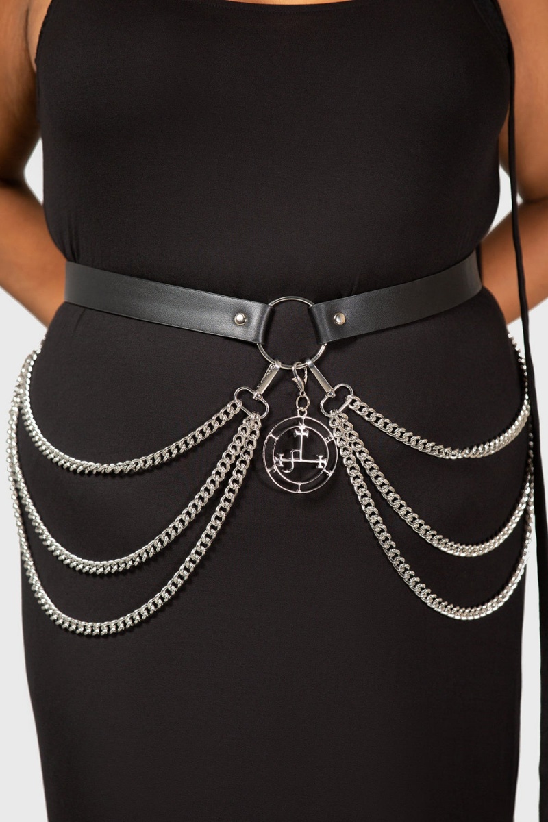 Killstar Poised Opulence Belt [PLUS] Negros | 24938-WNDU