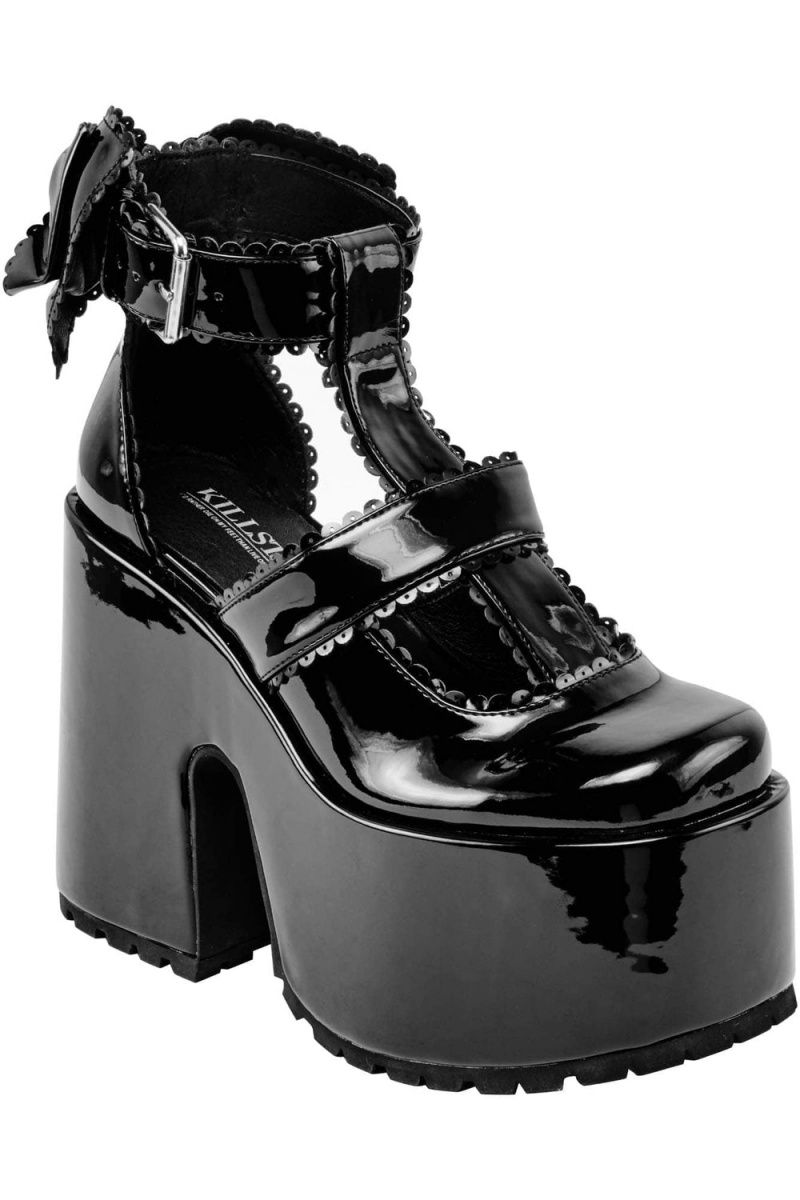 Killstar Pricilla Platforms Negros | 63572-MTOU