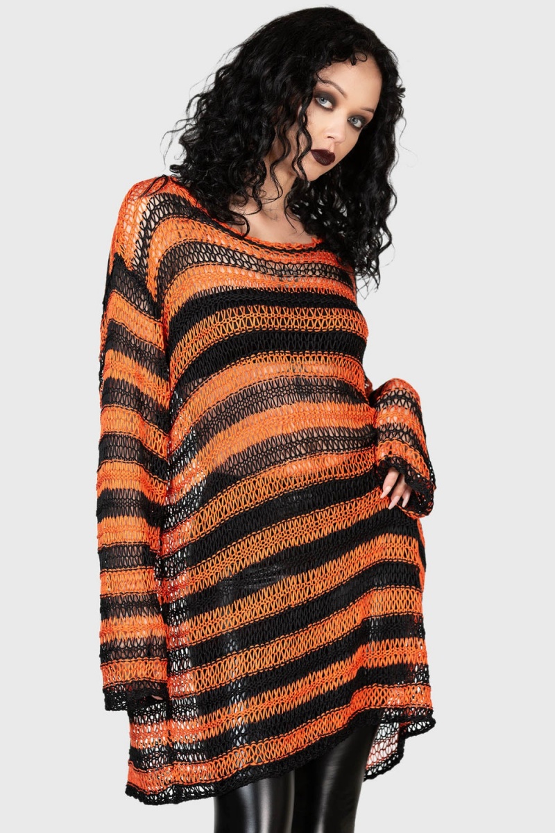 Killstar Pumpkin Patch Sueter Naranjas | 09832-USZR