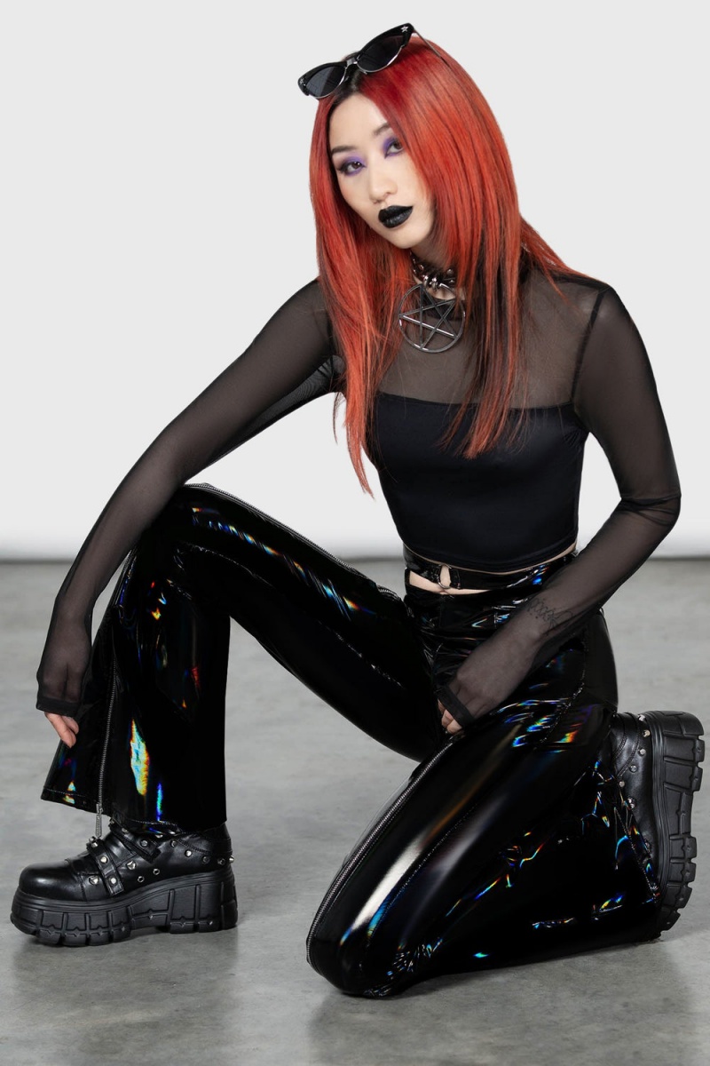 Killstar Rainbow A'Blaze Trousers Rainbow | 87120-CNSL