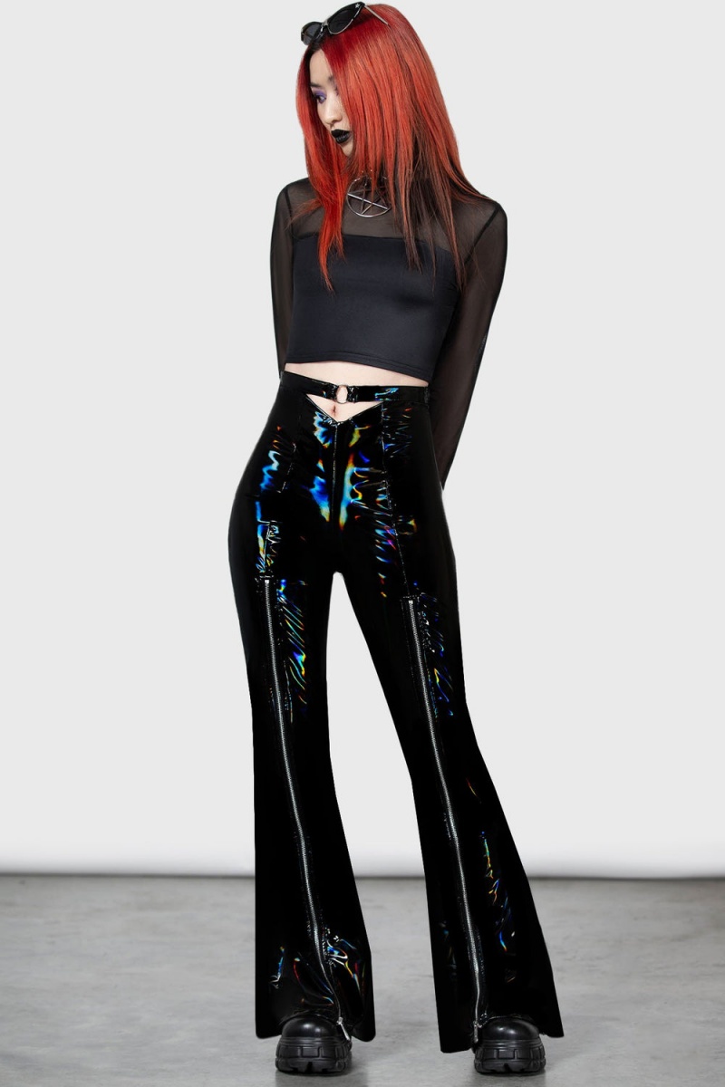 Killstar Rainbow A\'Blaze Trousers Rainbow | 87120-CNSL