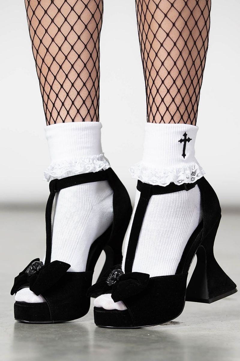 Killstar Ravenette Pumps Negros | 90832-KFZH