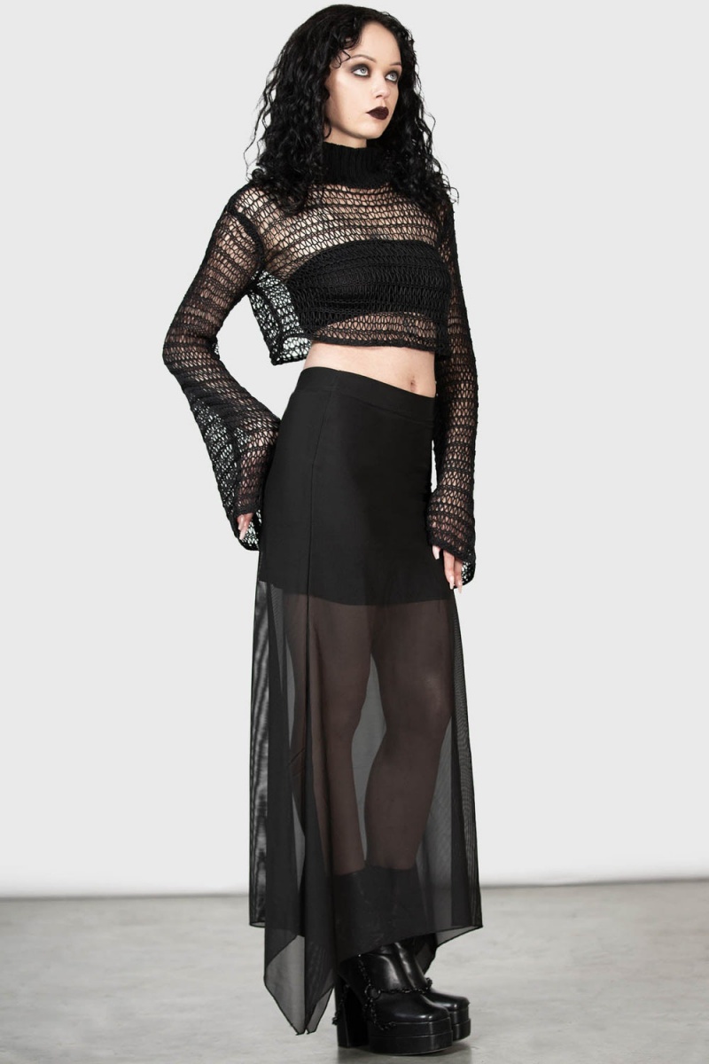 Killstar Reacher Sueter Negros | 68921-HCNE