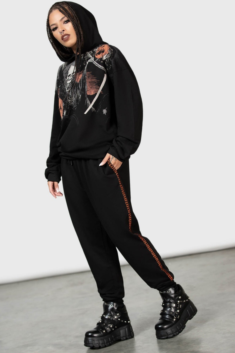 Killstar Reaping Time Joggers Negros | 03529-CLBX