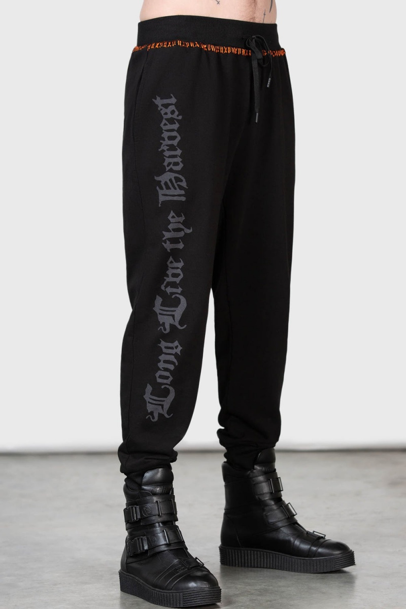 Killstar Reaping Time Joggers Negros | 83610-HZOD