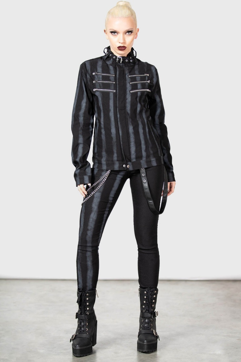 Killstar Reign And Roar Jacket Negros | 64502-XCDV