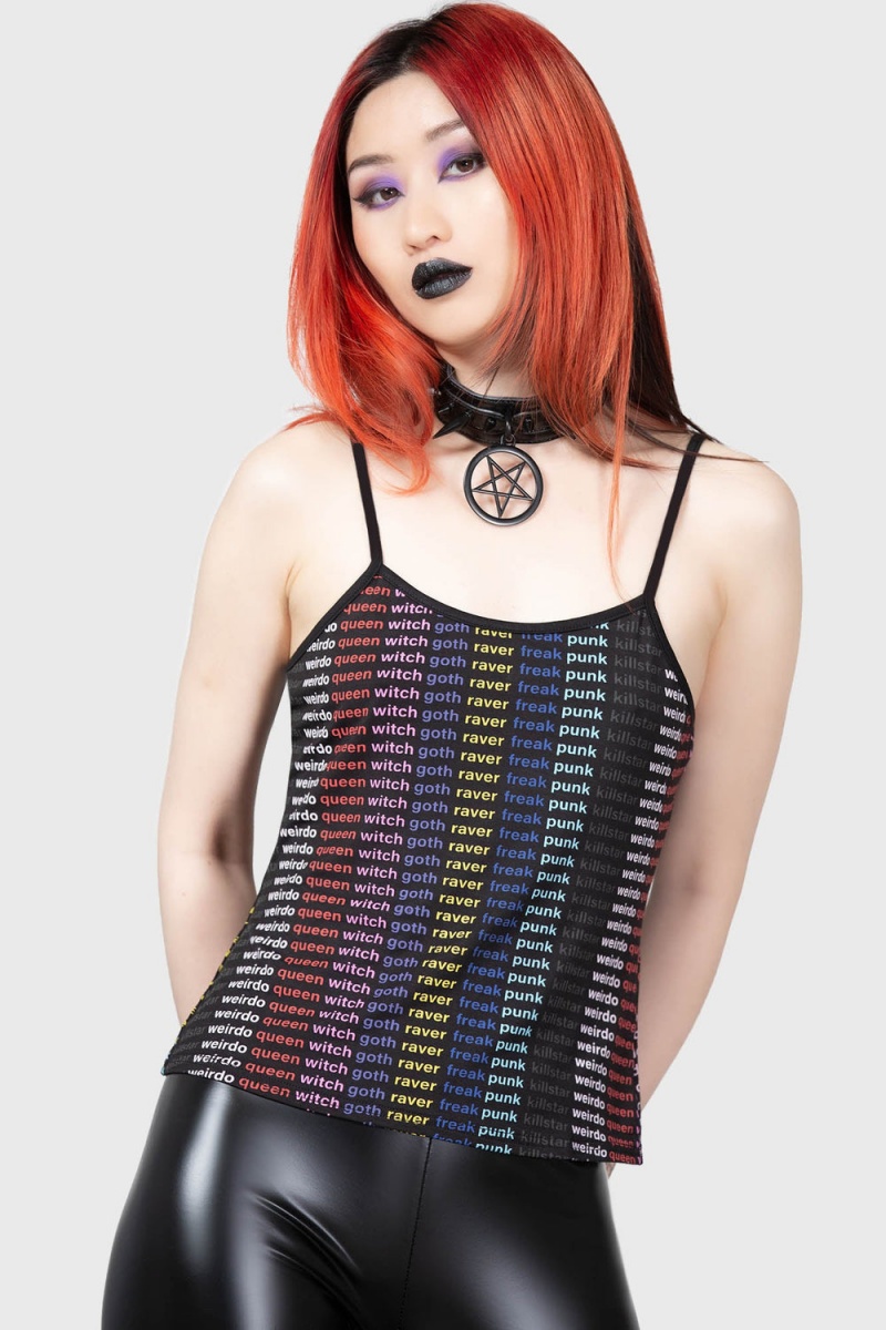 Killstar Renaissance & Glitter Vest Negros | 39512-ABOS