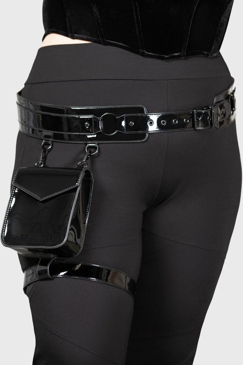Killstar Renwick's Craw Waistbag [PLUS] Negros | 52183-EVTW