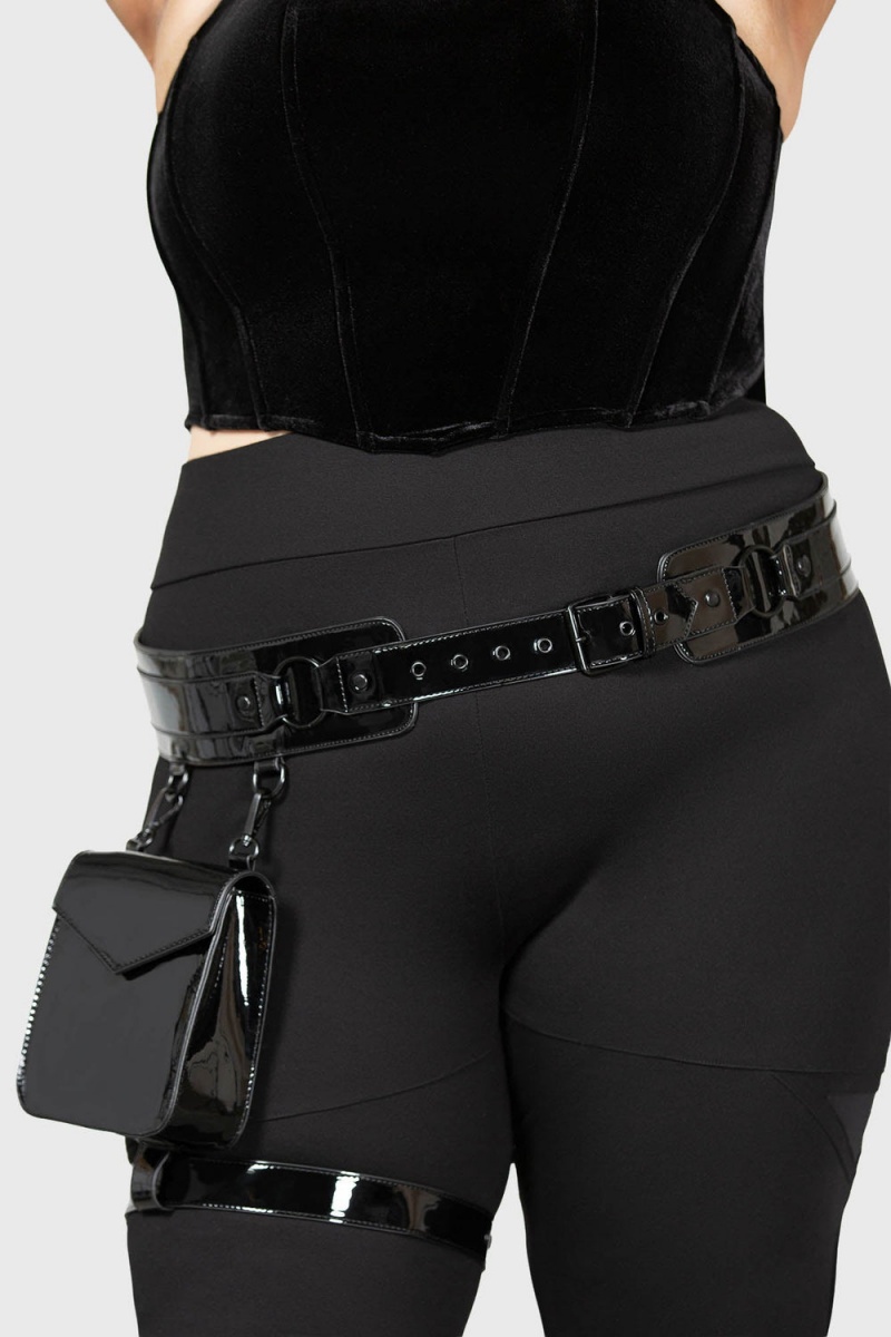 Killstar Renwick\'s Craw Waistbag [PLUS] Negros | 52183-EVTW