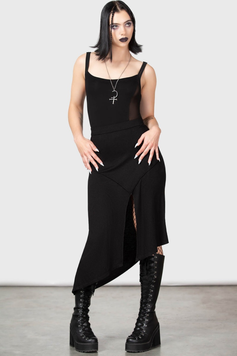 Killstar Reya Bodysuit Negros | 75294-CQBY
