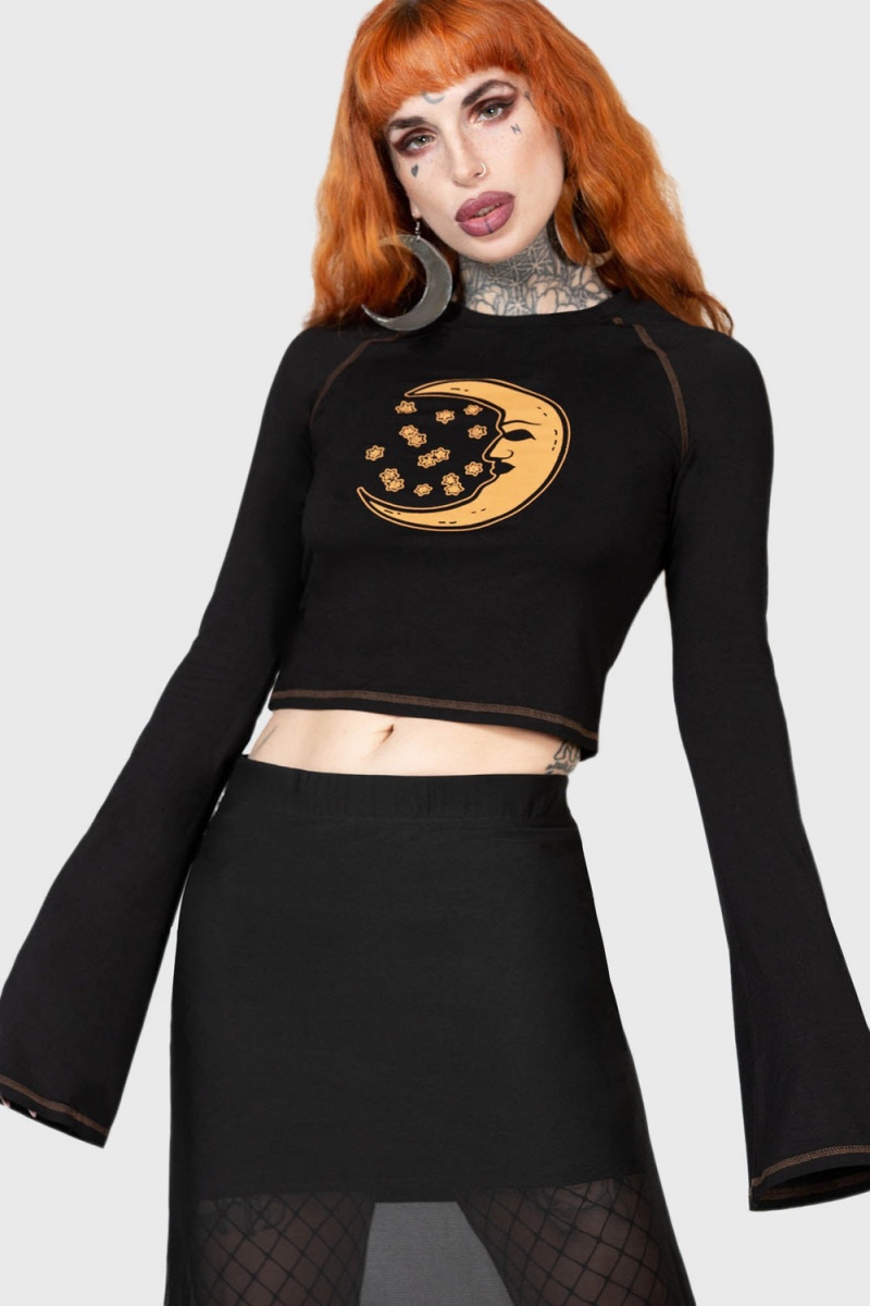 Killstar Rising Night Top Negros | 86257-TRMF