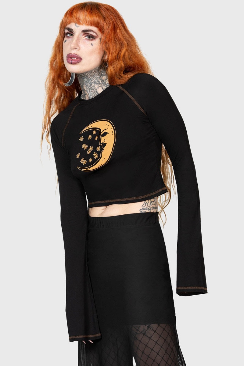 Killstar Rising Night Top Negros | 86257-TRMF
