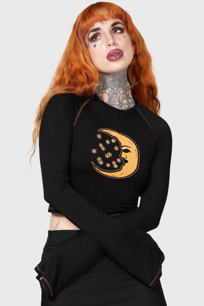 Killstar Rising Night Top Negros | 86257-TRMF