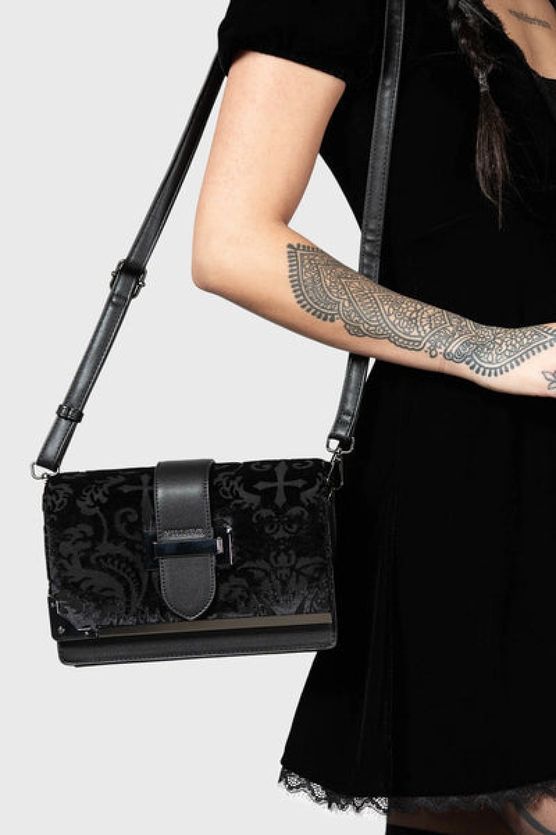 Killstar Salacia Handbag Negros | 32048-YXDW