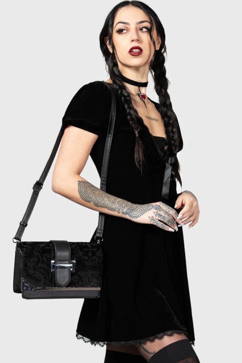 Killstar Salacia Handbag Negros | 32048-YXDW