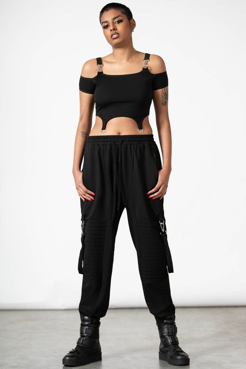 Killstar Scourge Joggers Negros | 09756-EUXJ