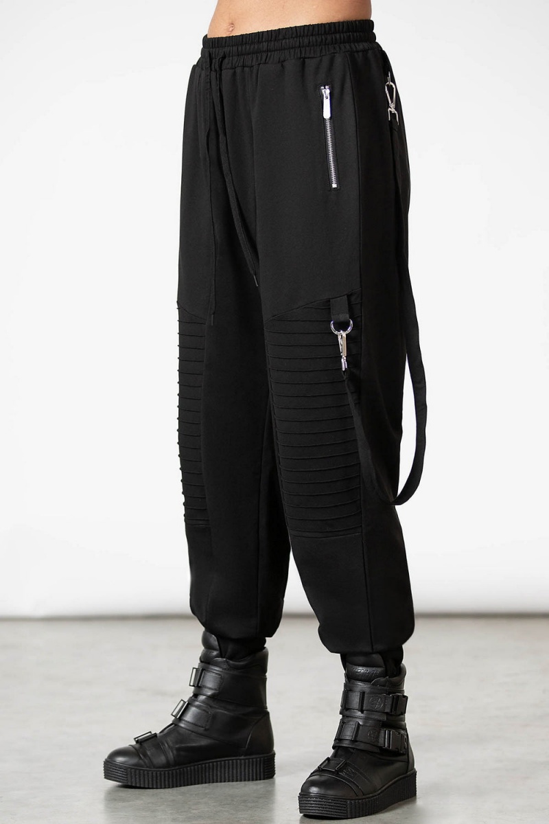 Killstar Scourge Joggers Negros | 64975-HJZM