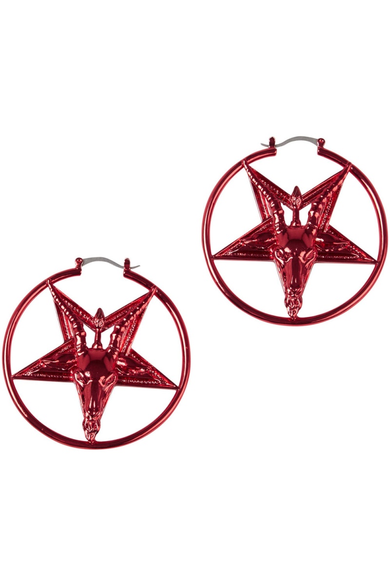 Killstar Seeing Red Earrings Rojos | 40926-YFCS