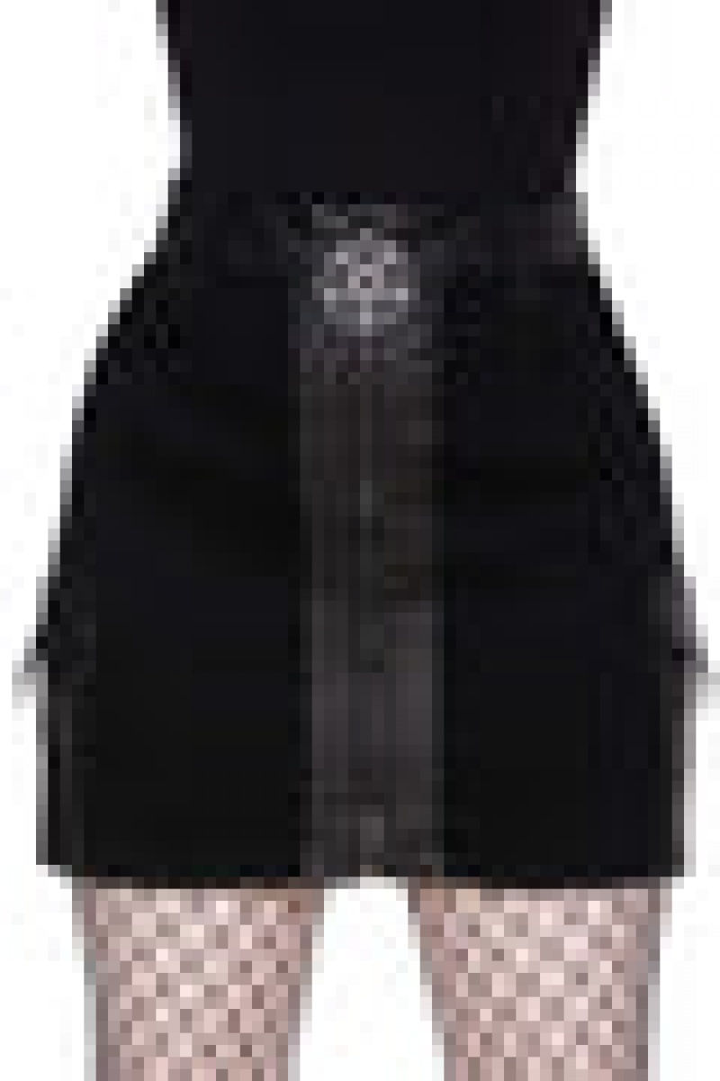 Killstar Shelia Skirt Negros | 16759-DPQO