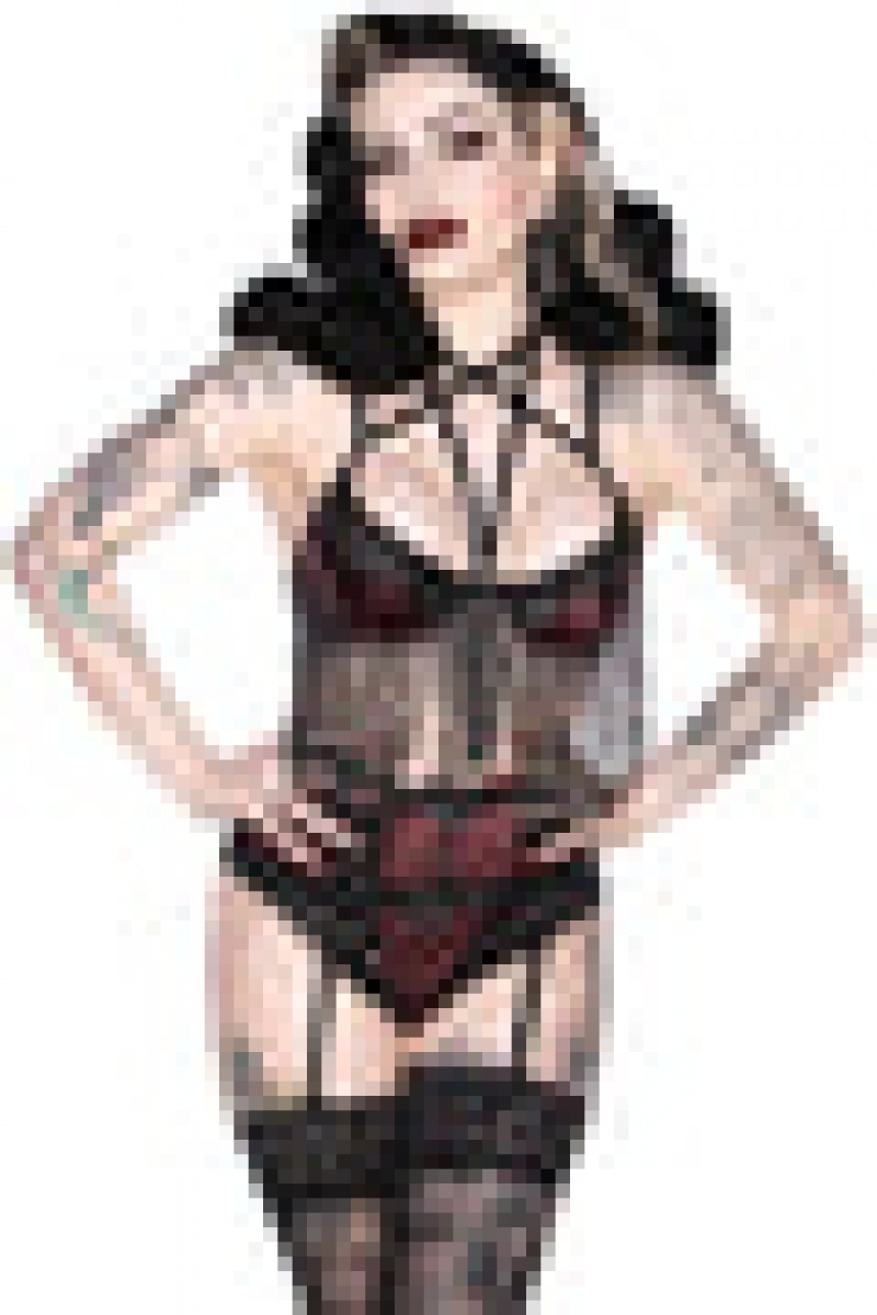 Killstar She's Poison Bra [WINE] Rojos | 26859-NLZJ