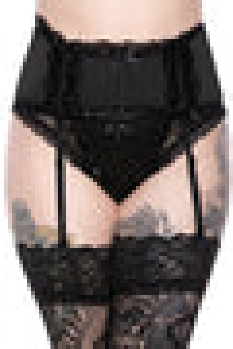 Killstar She's Poison Garter Belt [B] Negros | 76082-RCTG