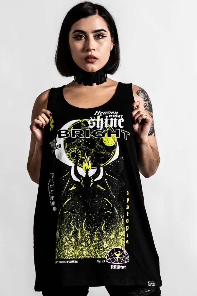 Killstar Shine Bright Vest Negros | 61397-QGJA