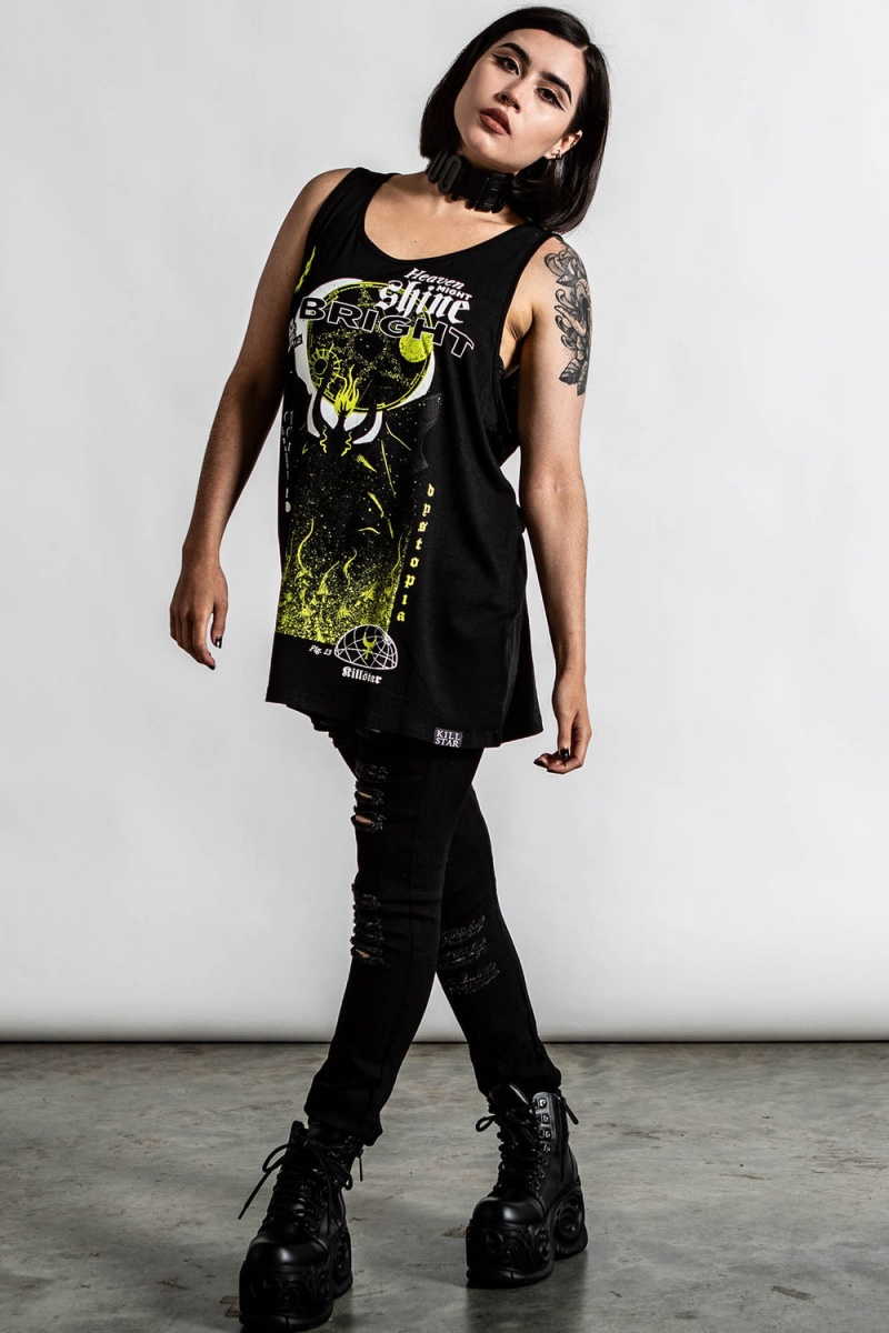 Killstar Shine Bright Vest Negros | 65842-KDUZ
