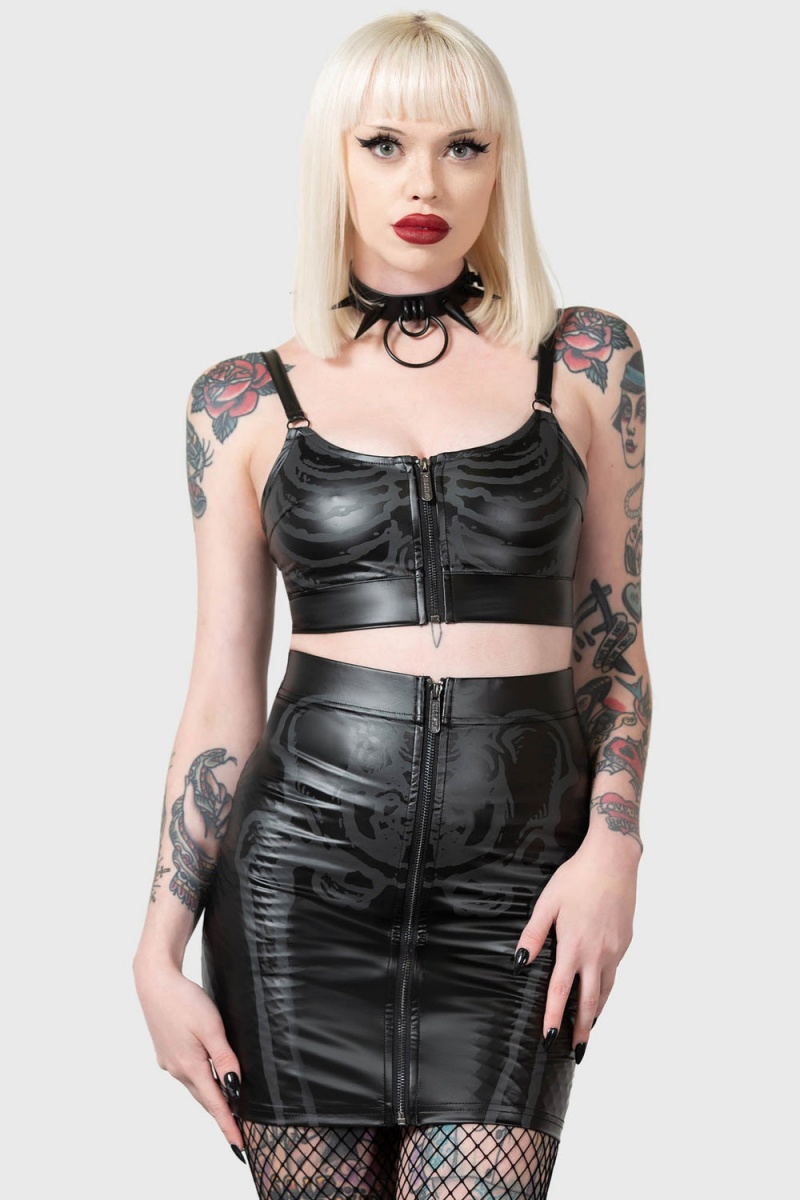 Killstar Skella Top Negros | 20498-PMFC