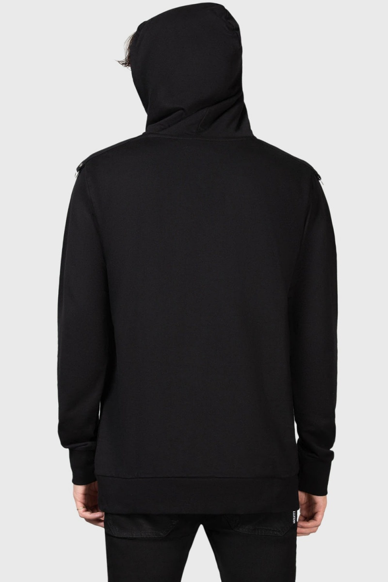 Killstar Spoiler Hoodie Negros | 52479-GJLU