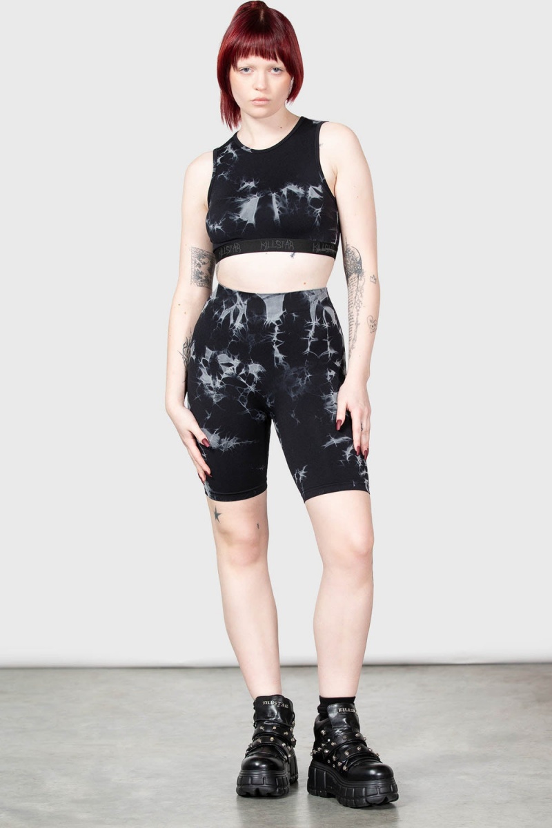 Killstar Striga Shorts Negros | 98701-AHZF