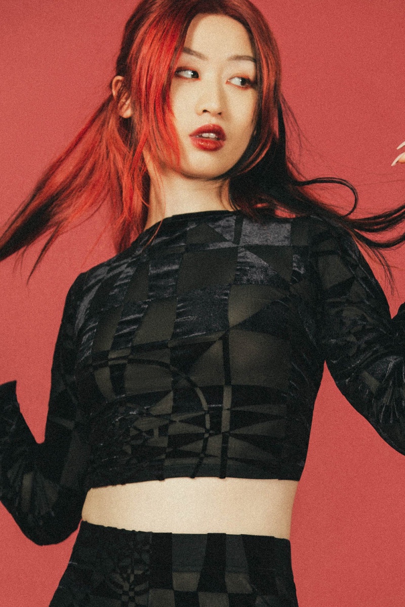 Killstar Suspiria Mood Crop Top [BLACK/GREY] Grises | 43026-HYWZ