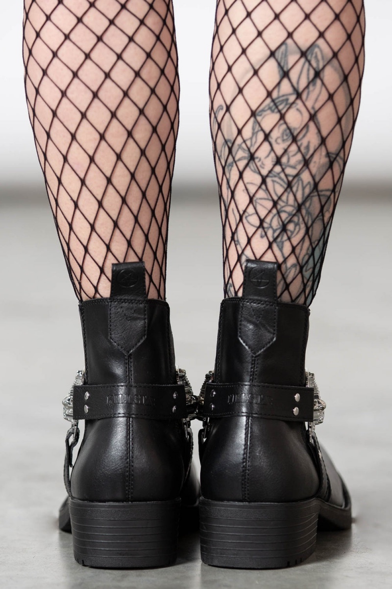 Killstar Templar Boots Negros | 35298-ZNPB