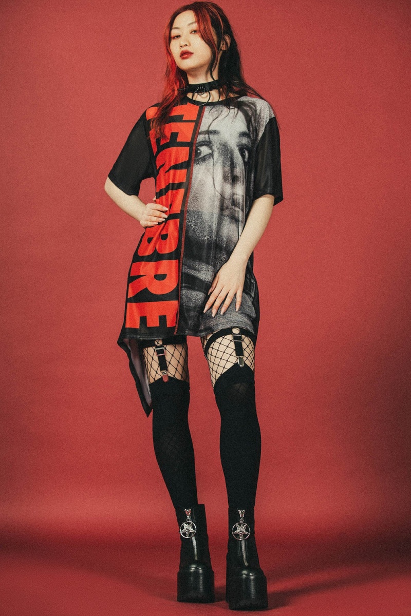 Killstar Tenebre Mesh Top Negros | 98654-RKSG