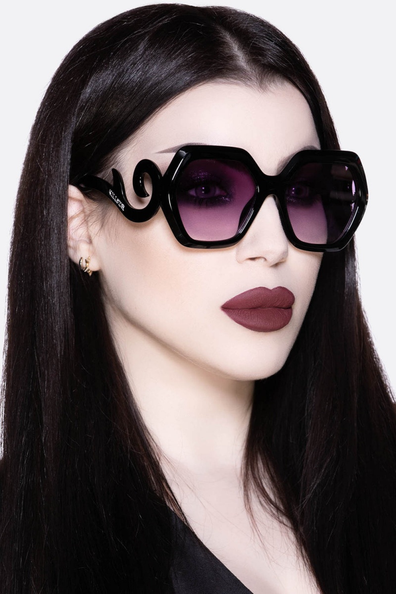 Killstar Thorn Sunglasses Negros | 93267-JTSQ