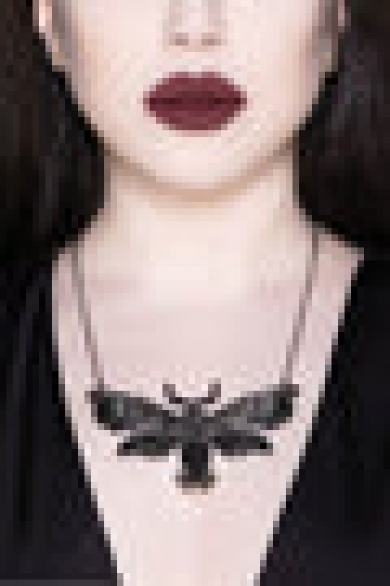 Killstar Tinea Morte Necklace [S] Plateados | 32609-UZTX