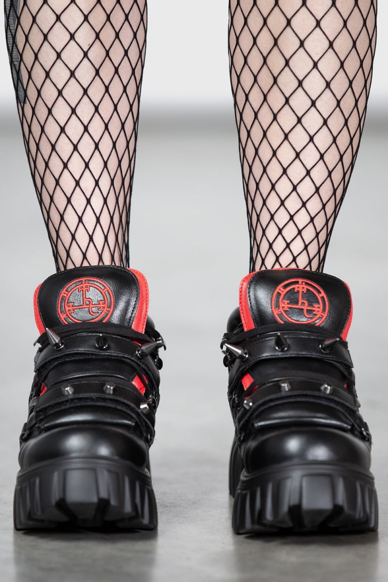 Killstar Torment Sneaker Negros | 93684-ONHC