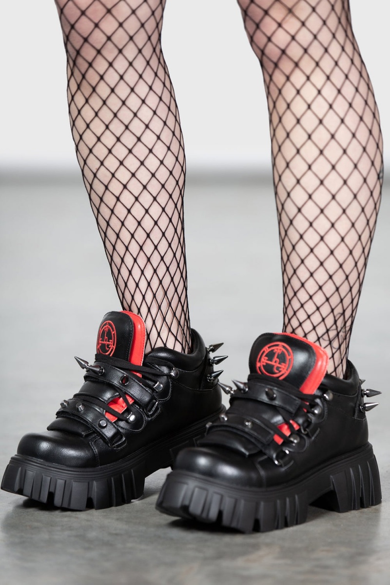 Killstar Torment Sneaker Negros | 93684-ONHC