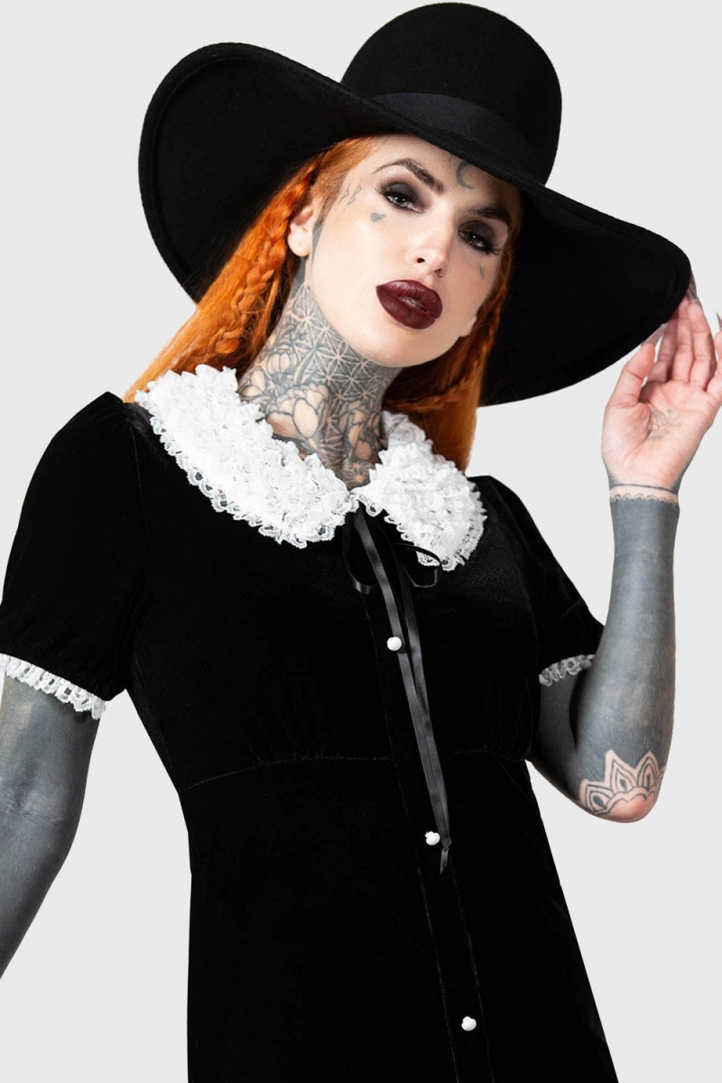 Killstar Trick N' Treat Vestido Negros | 46291-VTMS